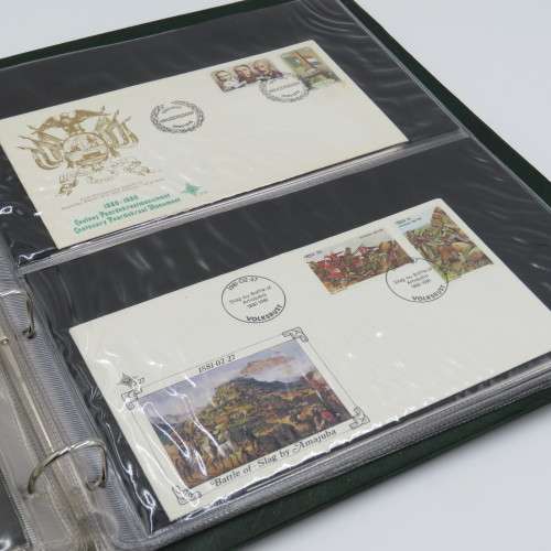 South Africa first day covers - 3rd series 3.1 to 3.36 in FDC album plus some extras