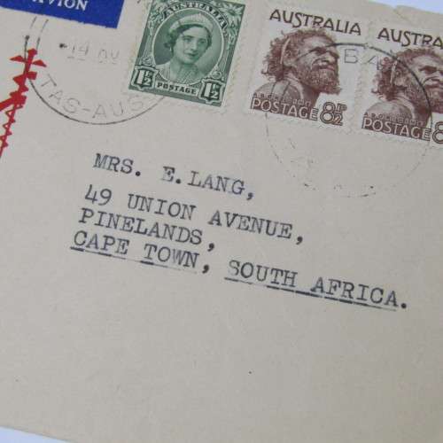 Australian Airmail to South Africa