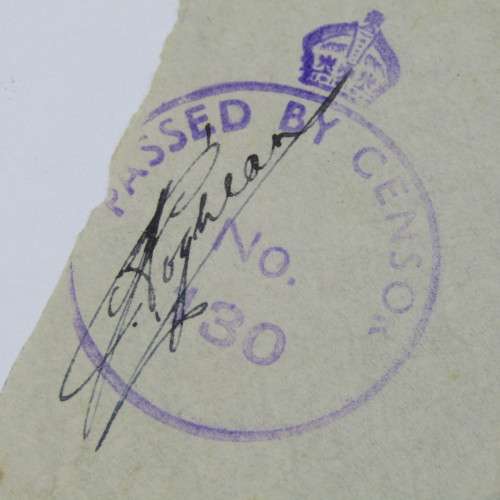 Australian Airmail cover with combination stamps used in Australia with censor