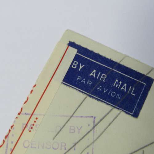 Australian Censor, Airmail cover to South Africa
