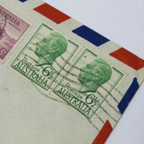 Australia cover sent to England with Melbourne 1952 cancellation