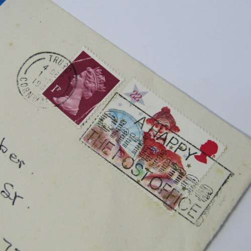 Cover sent form Britain to South Africa with 1P stamp