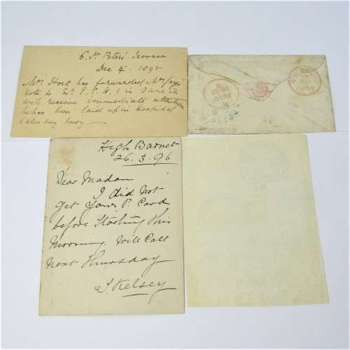 4 Used postal envelopes England to South Africa