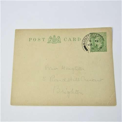 Lot of four used postal envelopes from England