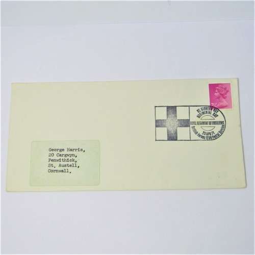 Lot of four used postal envelopes from England