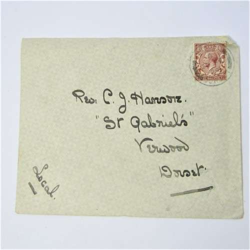 Lot of four used postal envelopes from England