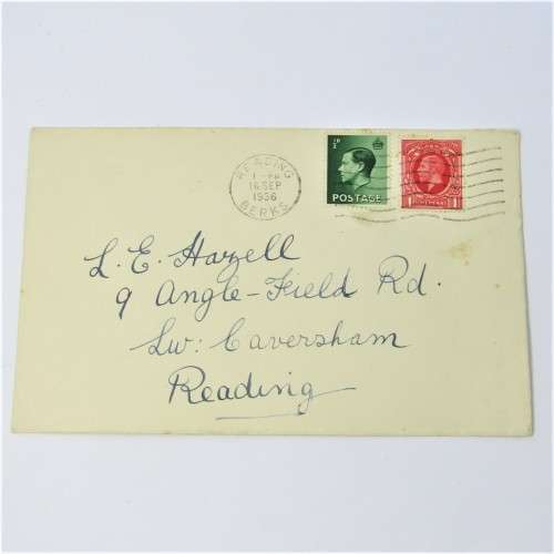 Lot of four used postal envelopes from England