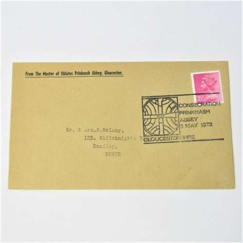 Lot of four used postal envelopes from England