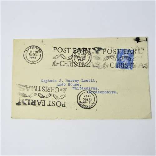 Lot of four used postal envelopes from England
