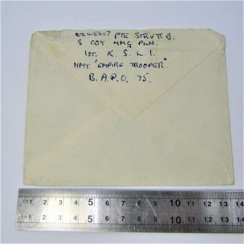 Lot of four used postal envelopes from England