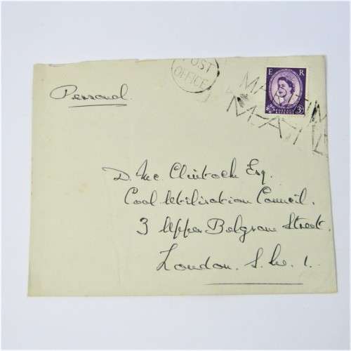 Lot of four used postal envelopes from England