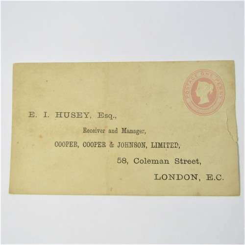 Lot of four used postal envelopes from England