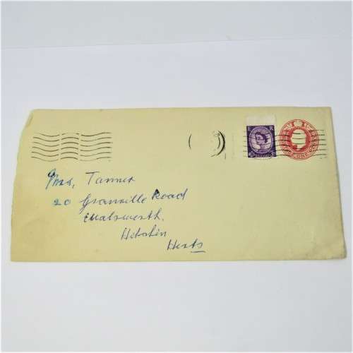 Lot of four used postal envelopes from England