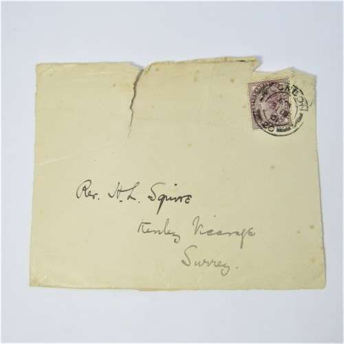 Lot of four used postal envelopes from England