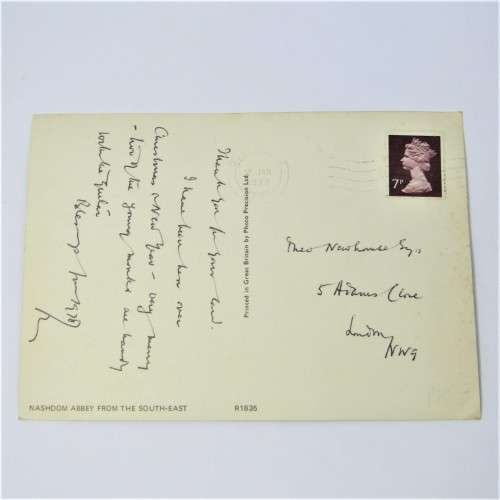 Lot of four Used postal envelopes from England to South Africa
