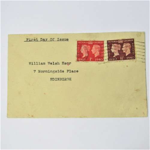 Lot of four Used postal envelopes from England to South Africa