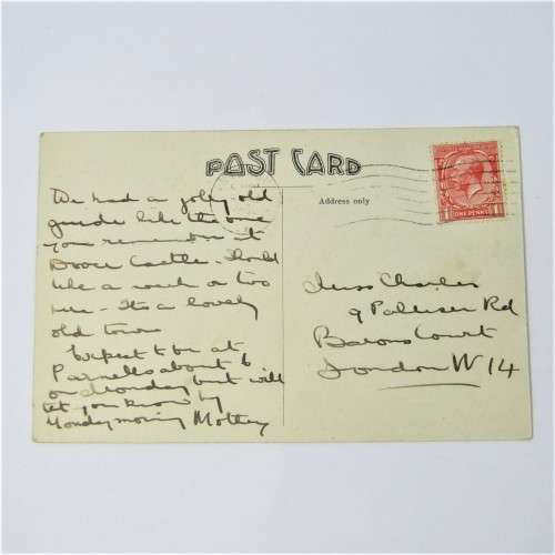 Lot of four Used postal envelopes from England to South Africa