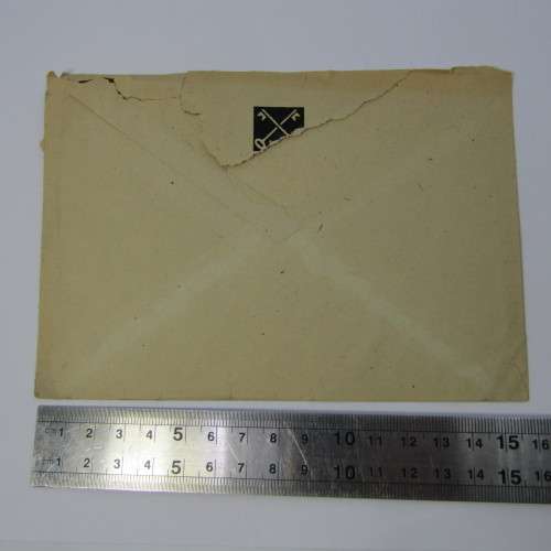 Lot of four Used postal envelopes from England to South Africa
