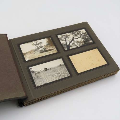 Photo album of the Logie family of South West Africa post 1920 with 132 photos