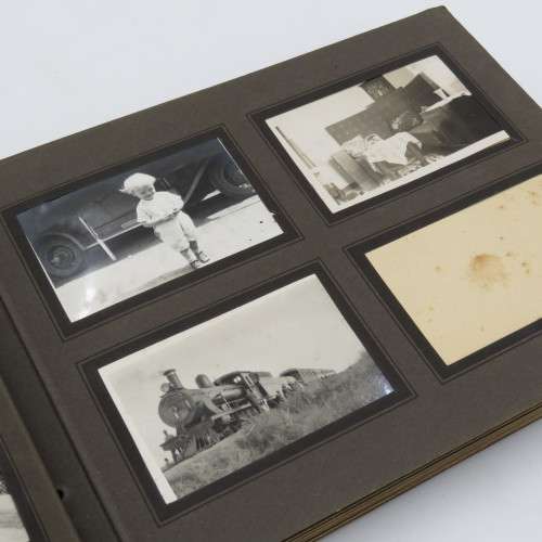 Photo album of the Logie family of South West Africa post 1920 with 132 photos