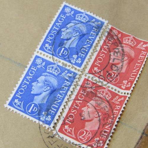 Postally used envelope from England