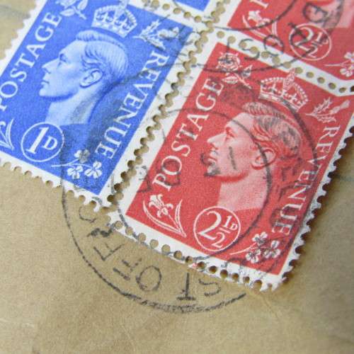 Postally used envelope from England