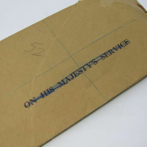 Postally used envelope from England