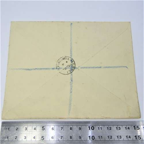 British registered cover to South Africa , marked First Day Cover