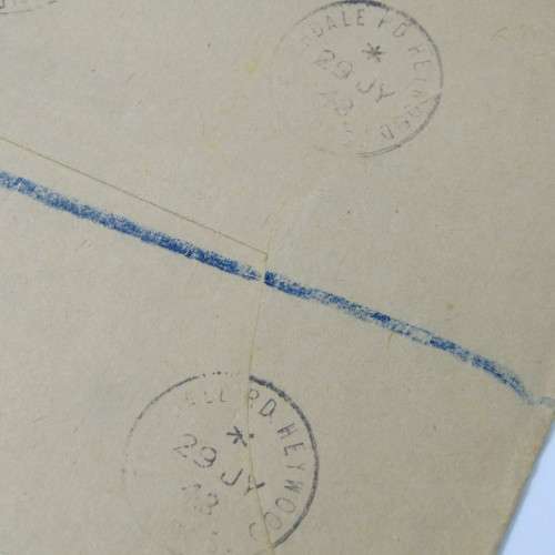 British registered cover to Southern Rhodesia