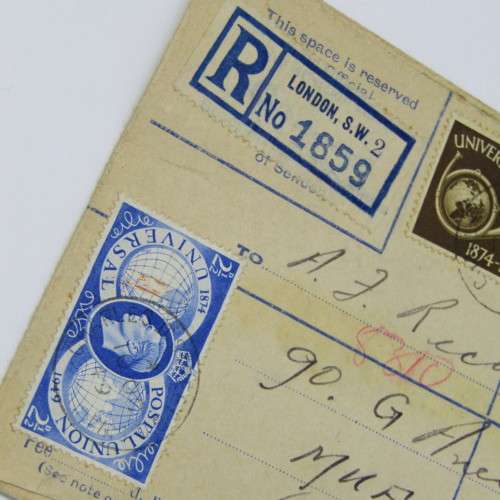 British registered cover to Southern Rhodesia