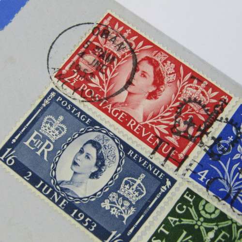 British Airmail to South Africa 1953