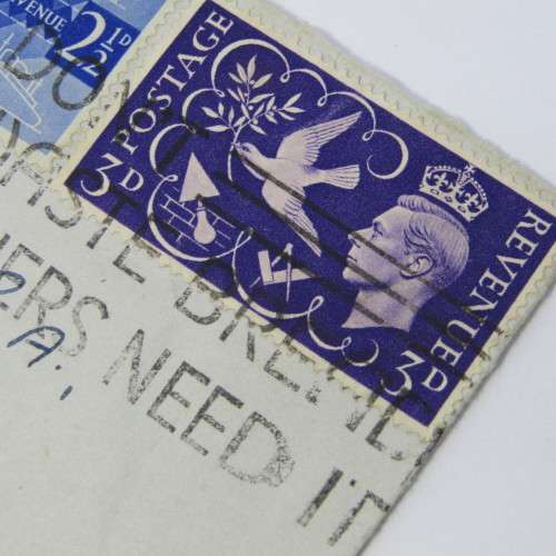 First day cover from Stirling Scotland to Karachi India 11 June 1946