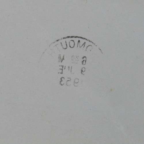 Airmail cover from Sidmouth Devon to Cape Town South Africa 9 June 1953