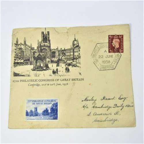 Lot of 2 used envelopes from England