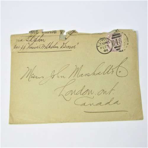 Lot of 2 used envelopes from England