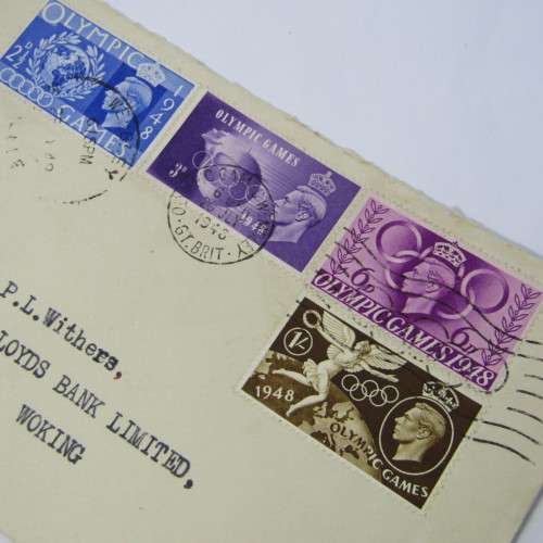 2 used envelopes from England