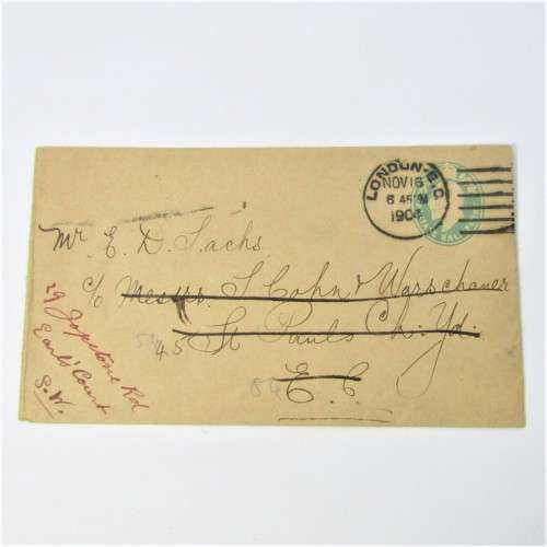 Lot of three Used postal envelopes from England