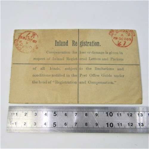 Lot of three Used postal envelopes from England