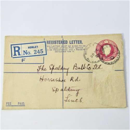 Lot of three Used postal envelopes from England