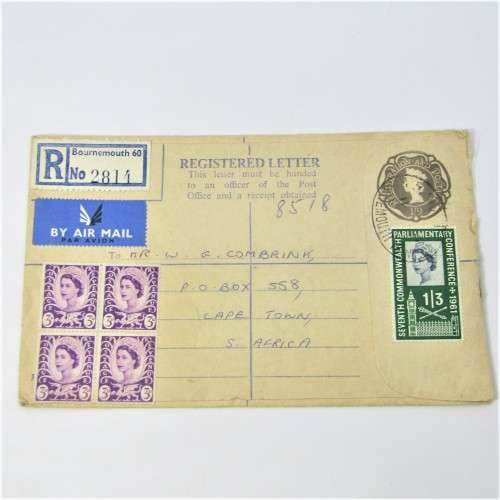 Lot of three Used postal envelopes from England