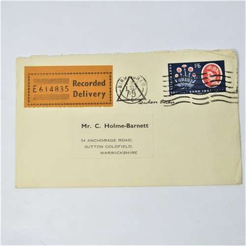 Lot of three Used postal envelopes from England
