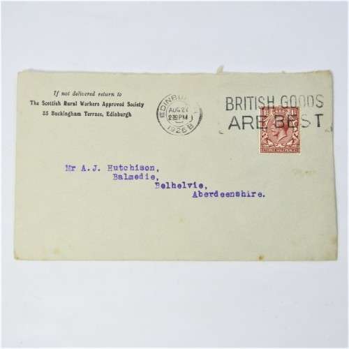 Lot of three Used postal envelopes from England