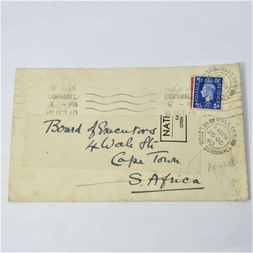 Lot of three Used postal envelopes from England