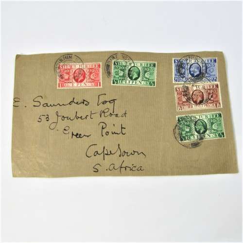 Lot of three Used postal envelopes from England