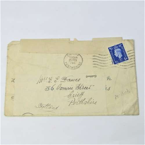 Lot of three Used postal envelopes from England