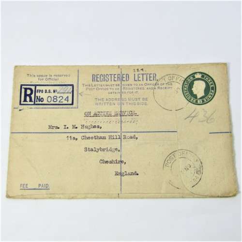 Lot of three Used postal envelopes from England