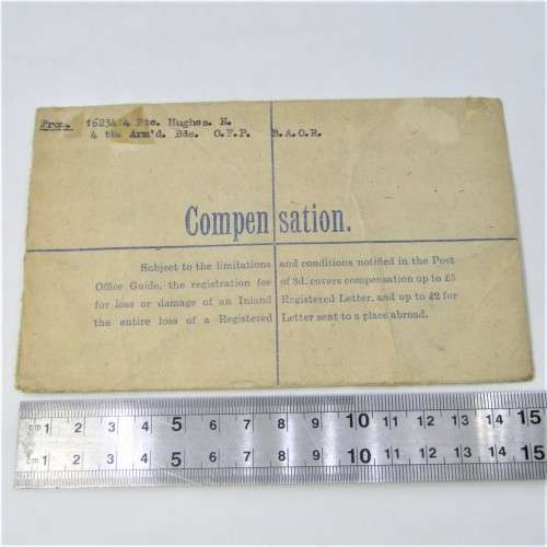Lot of three Used postal envelopes from England