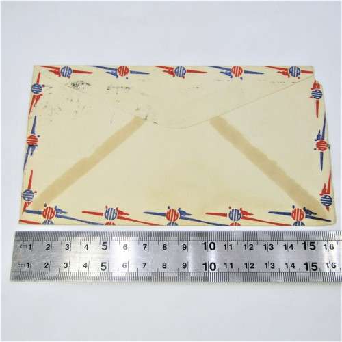 Lot of four Used postal envelopes from England to South Africa