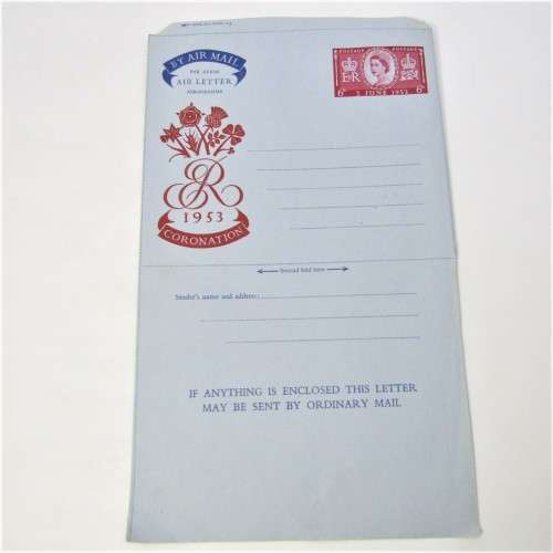 Lot of 4 unused Airmail letter cards