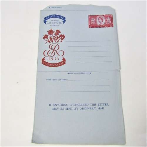 Lot of 4 unused Airmail letter cards